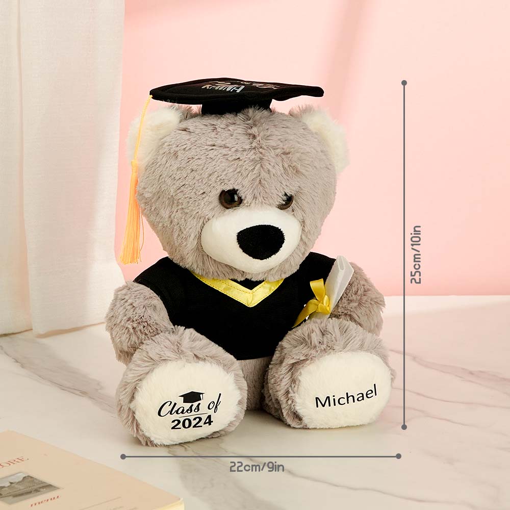 Personalized Bear Celebrate Graduation Gifts