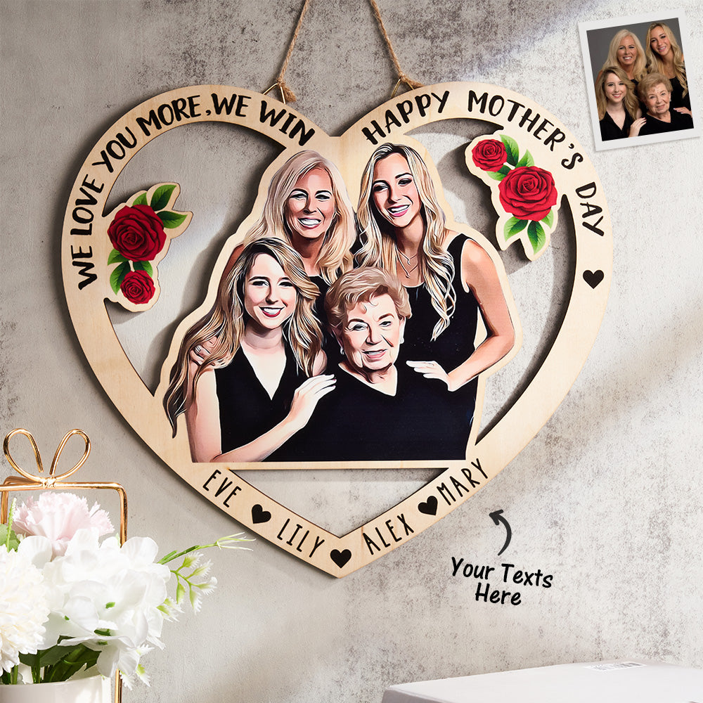 Custom Heart Shaped Photo Pendant
