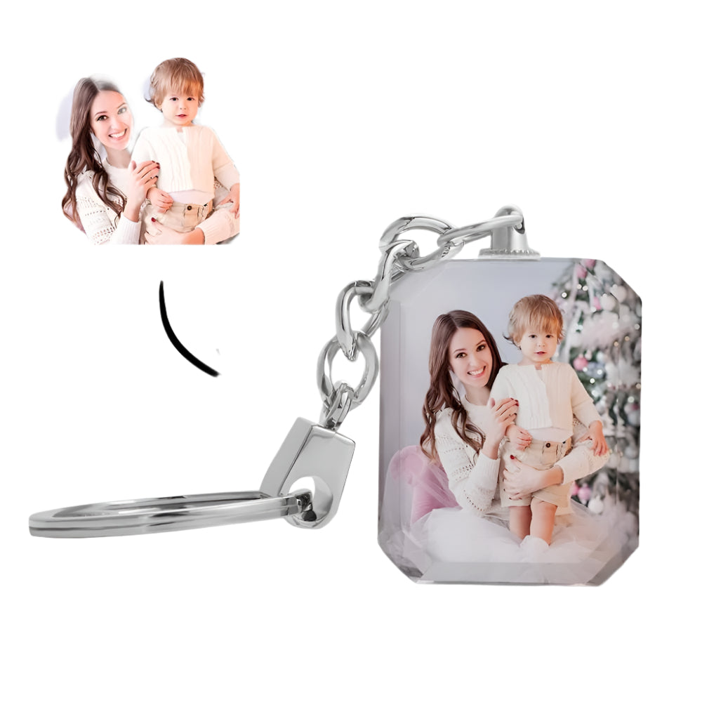 Crystal Photo Keychain