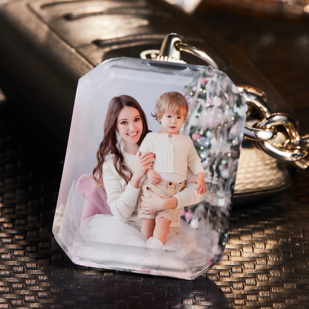 Crystal Photo Keychain