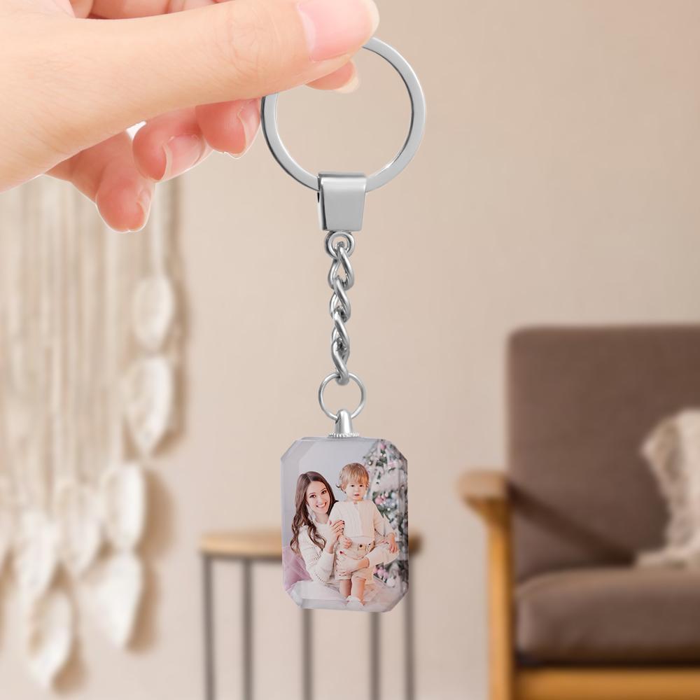 Crystal Photo Keychain