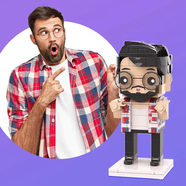 Customizable Brick Figure Toy