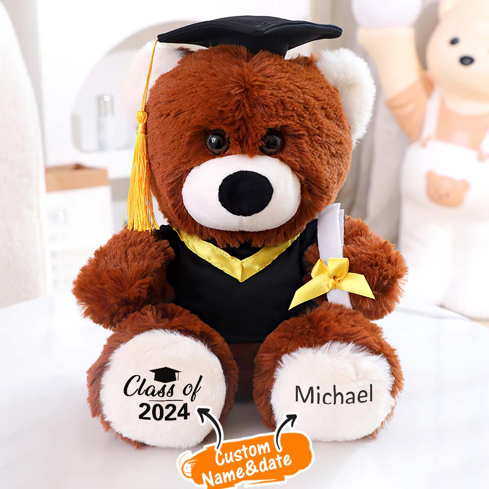 Personalized Bear Celebrate Graduation Gifts
