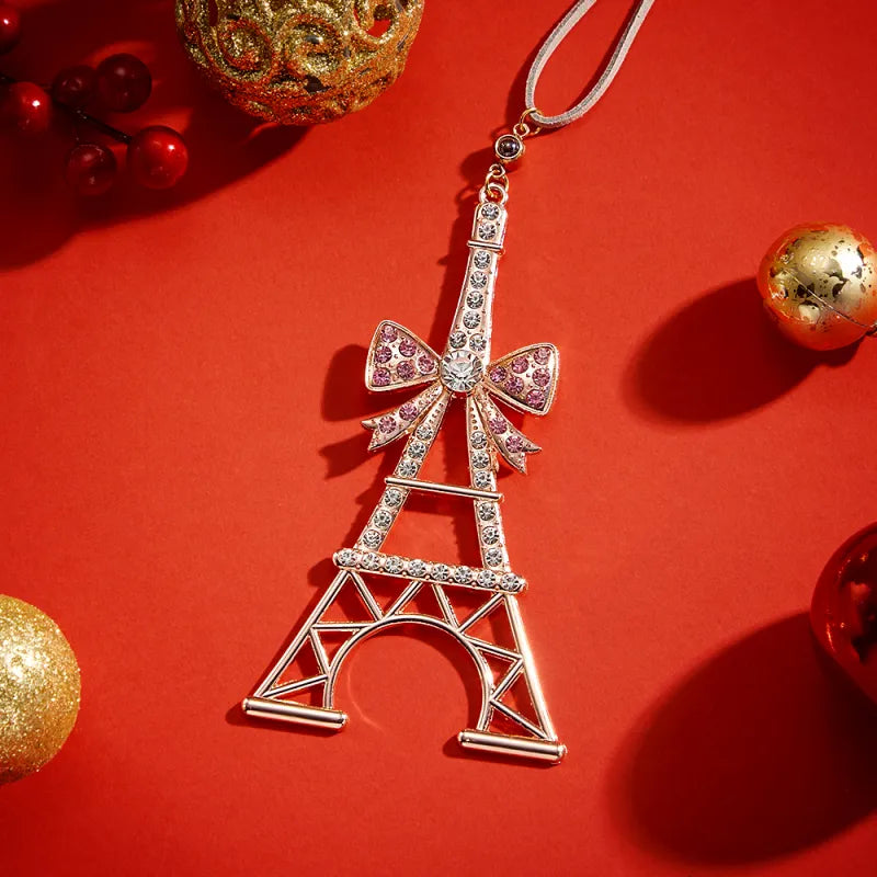 Projection Ornaments Tower Personalized PhotoOrnaments Christmas Tree Decoration Ornaments for Christmas Gifts