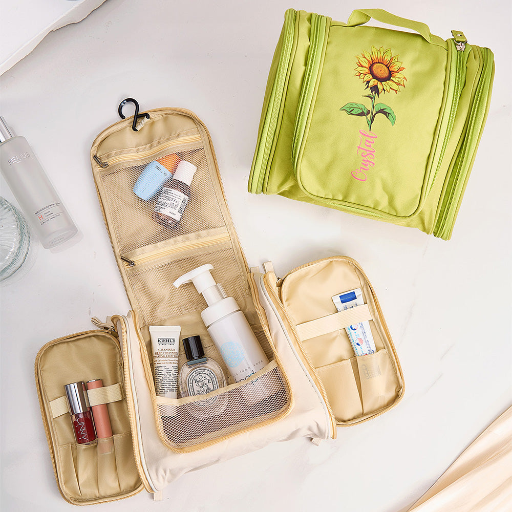 Birth Flower Toiletry Bag