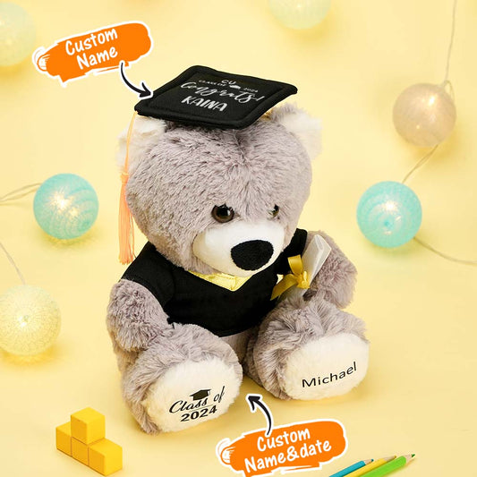 Personalized Bear Celebrate Graduation Gifts