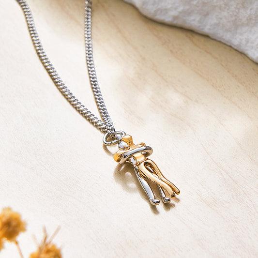 Hug Pendant Necklace for Women – Romantic Jewellery Gift