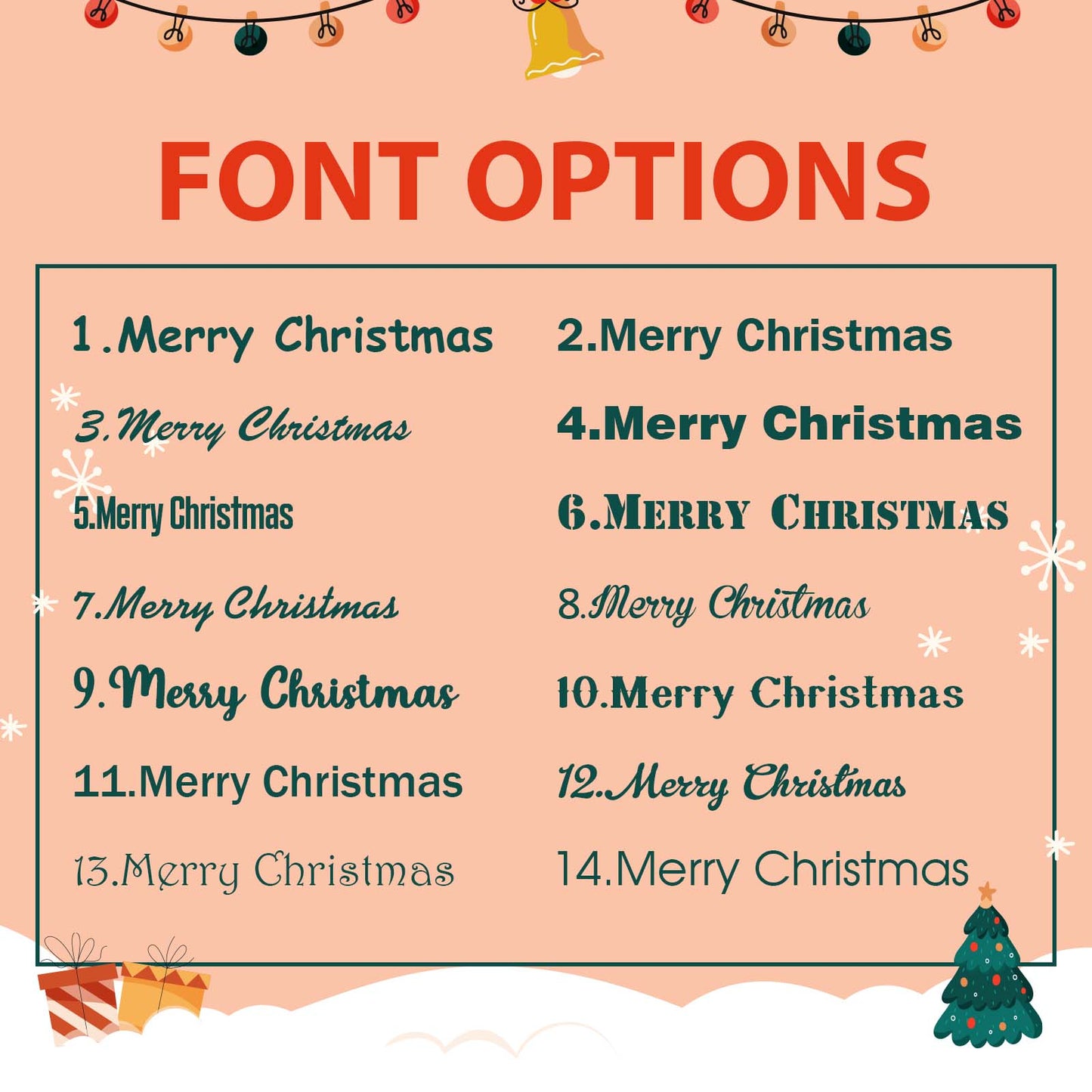 Personalized Christmas Stocking with Custom Name – Festive Holiday Decor for the Family