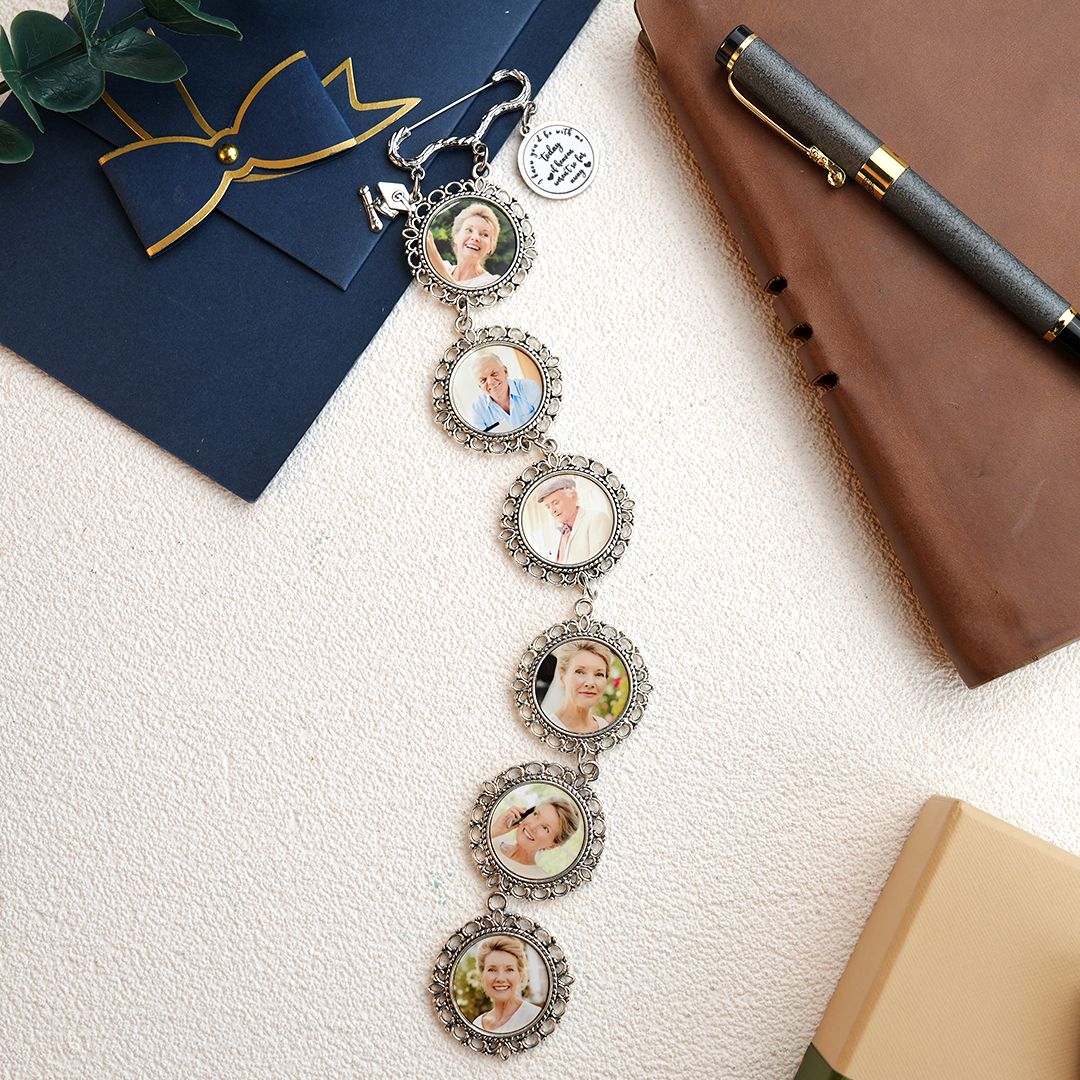 Personalized Graduation Cap Memorial Tassel Brooch Pin Grad Ceremony