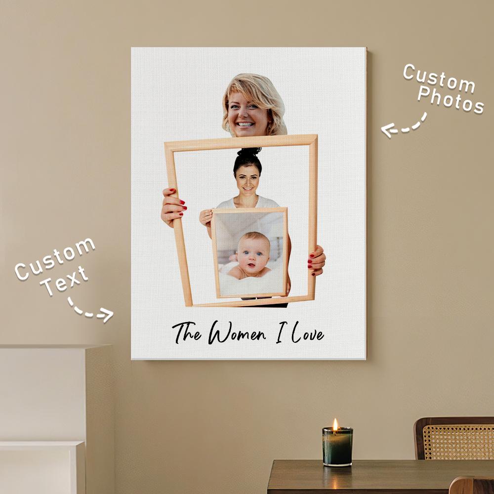Generational Custom Canvas Ornament