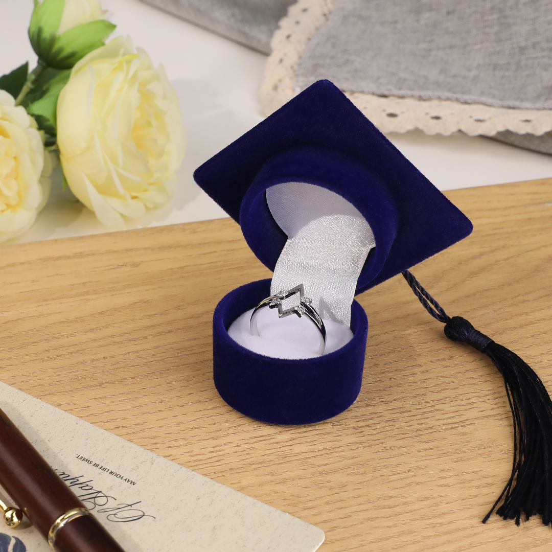 Personalized Graduation Cap Ring Box