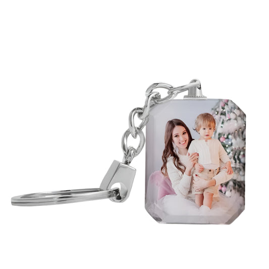 Crystal Photo Keychain